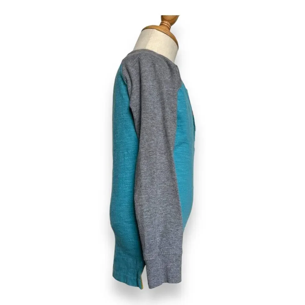 Carter's Boys Henley Sz 3T Shirt Blue Gray‎ Adventurous Camp Leader 1982